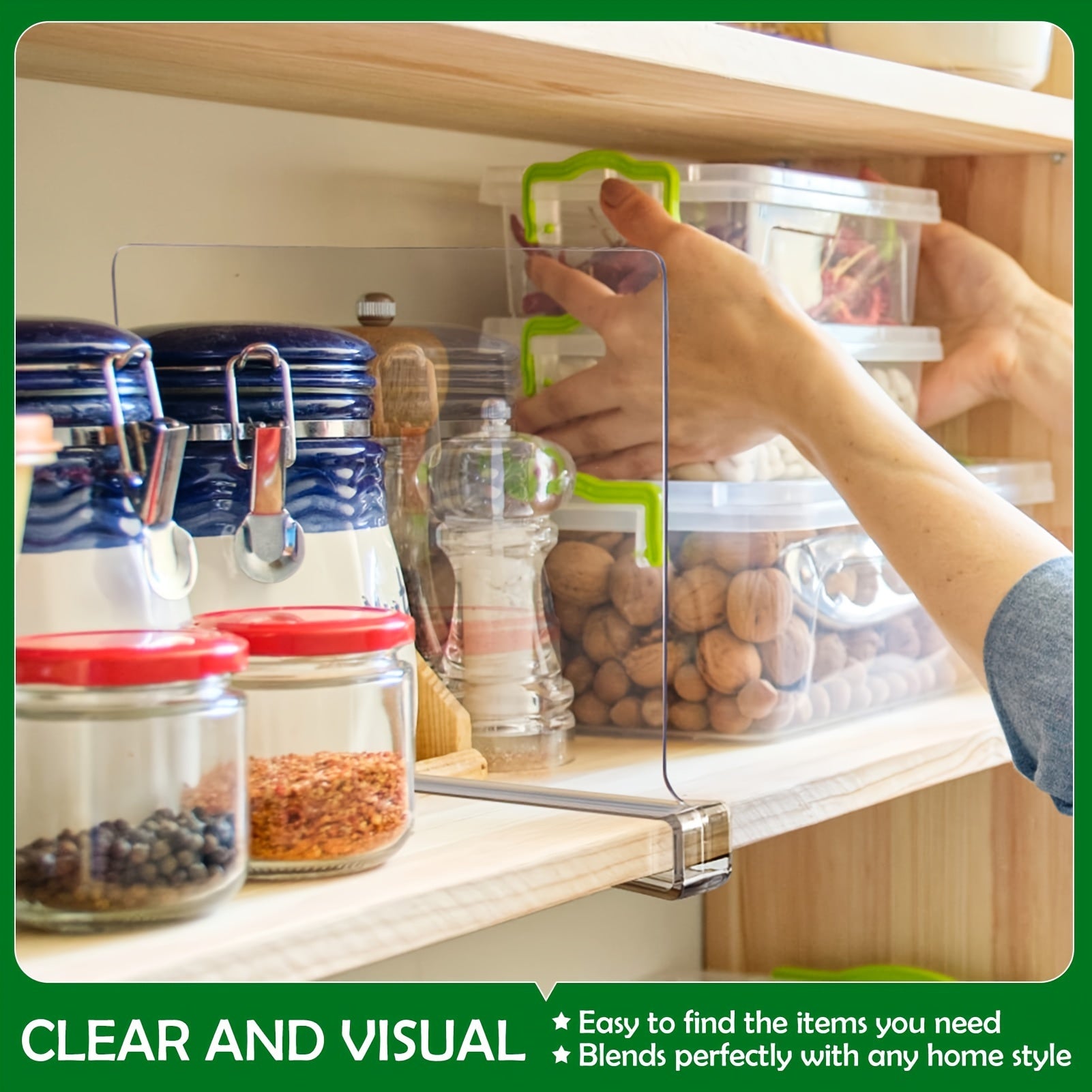 Detachable Storage Organizer with Plastic Shelves