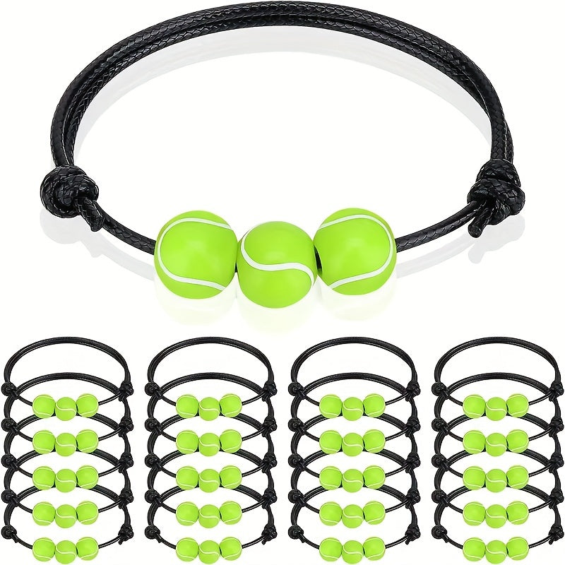Tennis Sports Bracelet Beaded Personality Waterproof Hand Rope