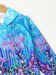 Kids 3D Flower Forest Print Hooded Sweatshirt for Boys & Girls