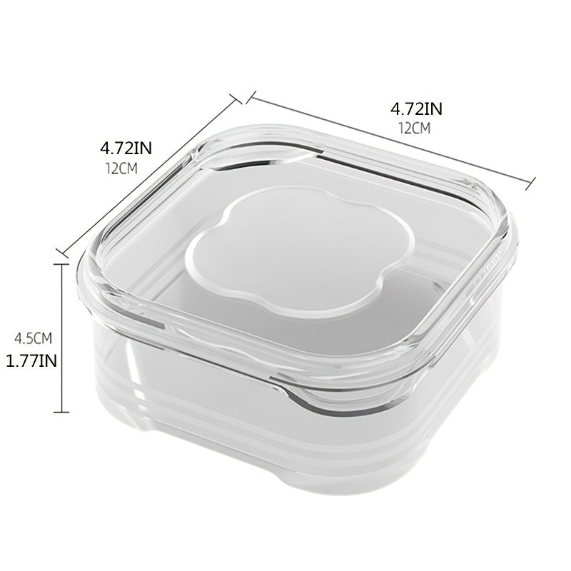 10pcs Clear Plastic Containers for Refrigerator with Lids Food Storage