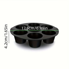 Silicone Muffin Pan Cupcake Tray 7 hole Cake Mold for Air Fryer Baking