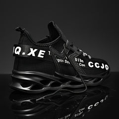 Men's Mesh Breathable Non Slip Running Shoes Blade Type Shoes