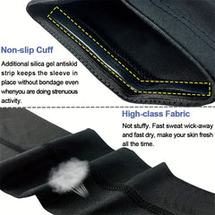 Peabownn UV Arm Sleeves UPF 50 Cooling Sport Compression Basketball