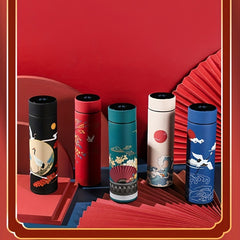 Chinese Style Thermal Water Bottle Smart Insulated Cup