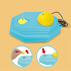 Tennis Trainer Rebound Balls with Elastic Rope Base