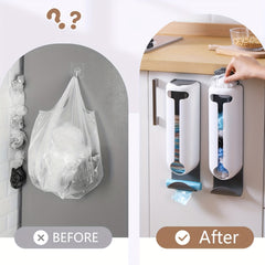 Wall Mounted Garbage Bag Storage Box Organizer