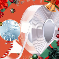 1 3 5m Transparent Nano Tape Washable Reusable Double Sided Tape Adhesive