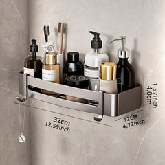 Wall Mounted Bathroom Storage Rack Multifunctional Bathroom Tray