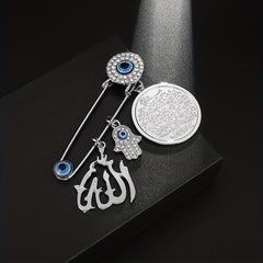 Vintage Allah Brooch - Lucky Amulet for Men