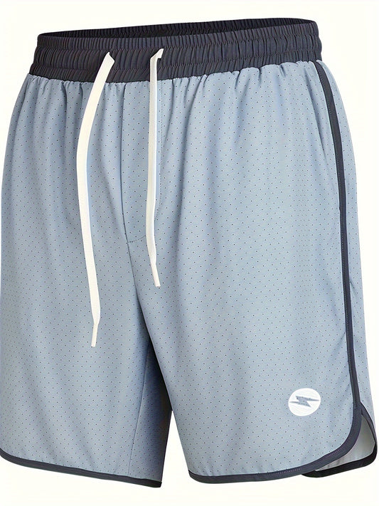 Men's Drawstring Mesh Sports Shorts Breathable Quick Drying Stretch Shorts