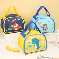 1pc Cartoon Insulation Bag Large Capacity Lunch Bag