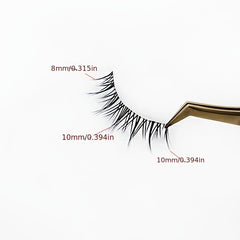 5 Pairs Manga Silk Eyelashes Cluster False Full Strip False Lashes