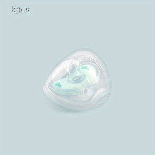 5pcs Portable Dustproof Pacifier Organizers Baby Storage Boxes