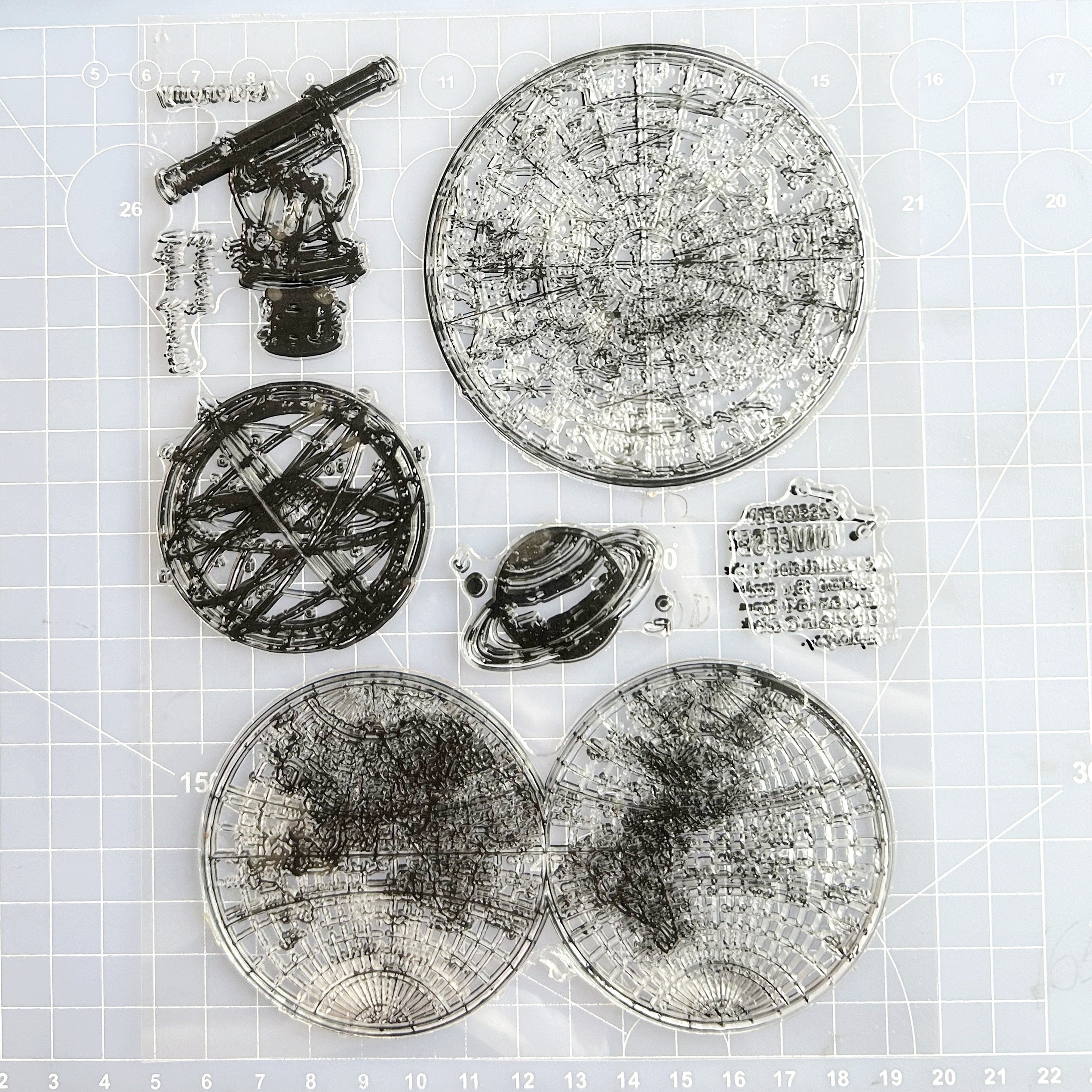 Universe Silicone Transparent Stamp