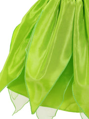 Green Princess Skirt Kids Birthday Christmas Party