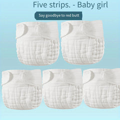 Washable Replaceable Gauze Newborn Baby Diaper
