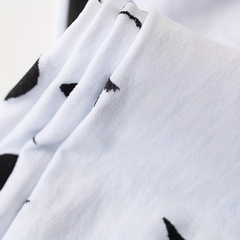 Cow Spot Thigh High Stockings Women's Stockings & Hosiery