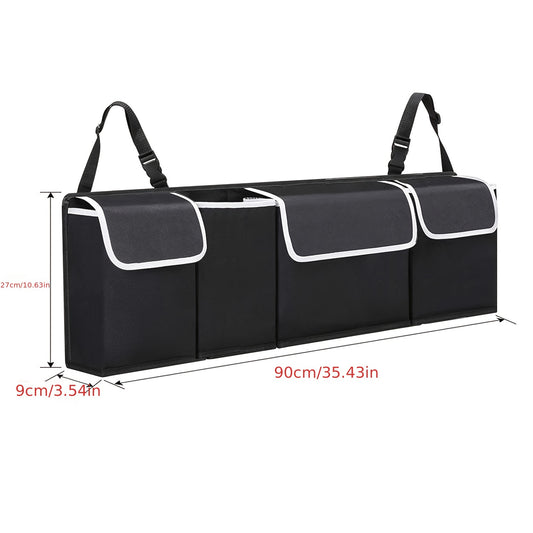 Car Back Seat Trunk Storage Bag Organizer Waterproof Oxford Cloth