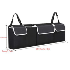 Car Back Seat Trunk Storage Bag Organizer Waterproof Oxford Cloth