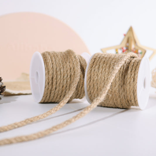 Vintage Jute Rope 5mm for DIY Decor 10m roll