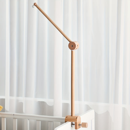 Adjustable Wooden Bedside Bell Bracket Arched Home Decor Accessory