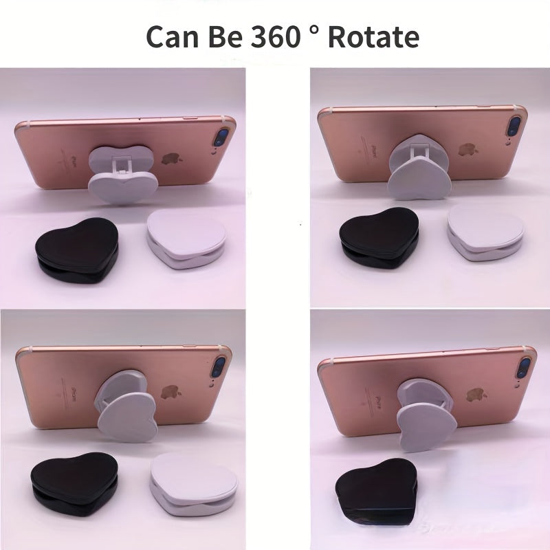 Heart Shaped Phone Holder 360 Rotating Desktop Phone Holder, Ideal Birthday Gift