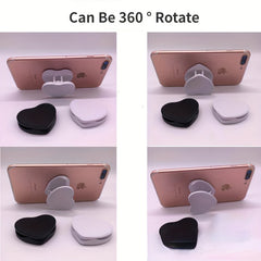 Heart Shaped Phone Holder 360 Rotating Desktop Phone Holder, Ideal Birthday Gift
