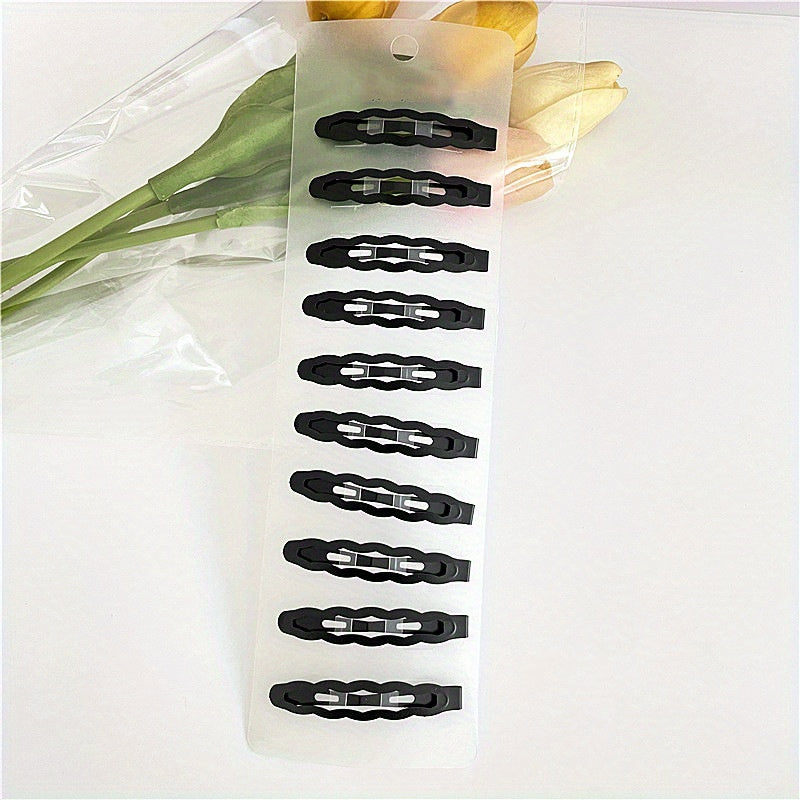 Invisible Snap Clip Metal Hair Clip for Side Bangs Girls Baby Hair Clip