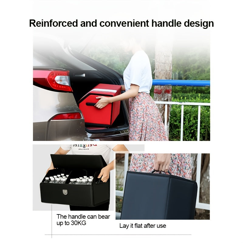 Folding Car Trunk Storage Box - Maximize Storage Space