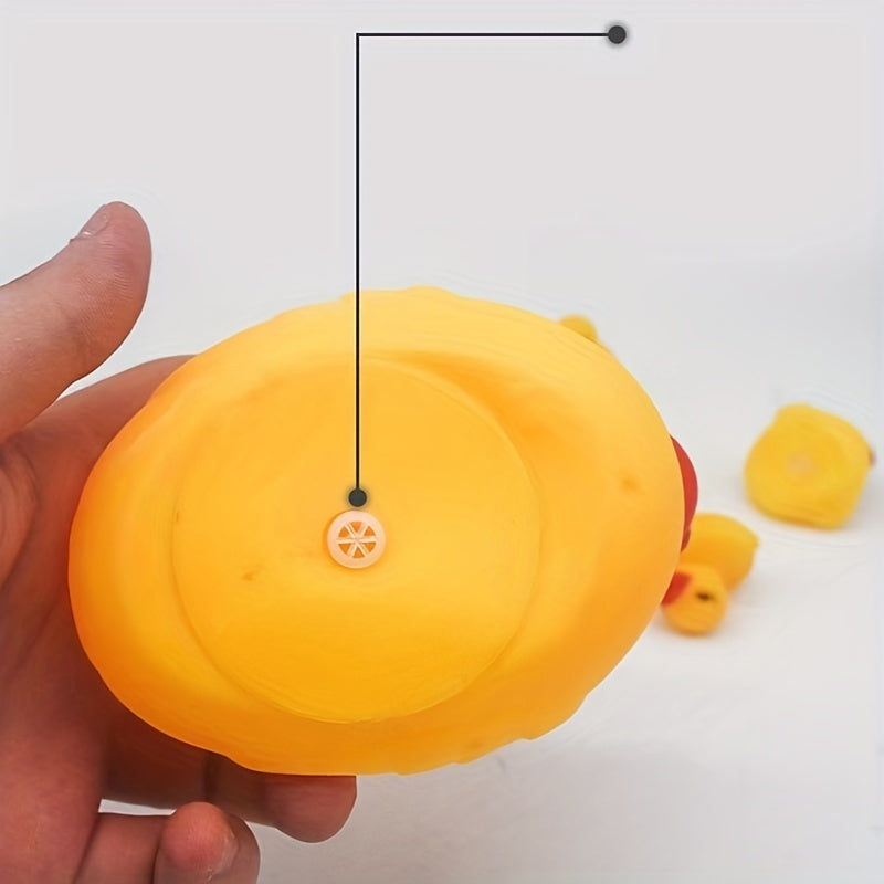 Baby Bathing Toys Little Yellow Duck Playing With Water
