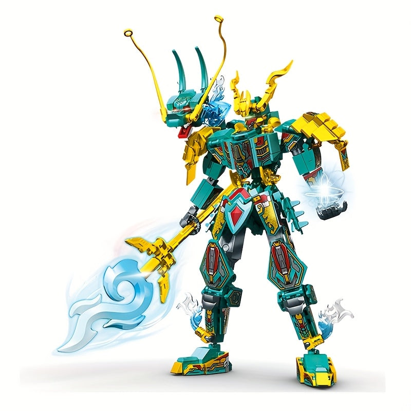 478pcs Transforming Mecha Warrior Building Blocks