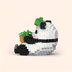 Animal Building Blocks Panda Model Assembled Building Block Toys