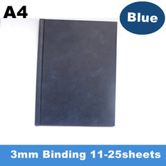 1pc Red PU Diary Cover A4 Size Thermal Binding 11 145sheets