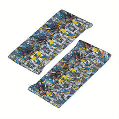 Tie Dye Headband Yellow Red Sports Casual Halloween Campus Events