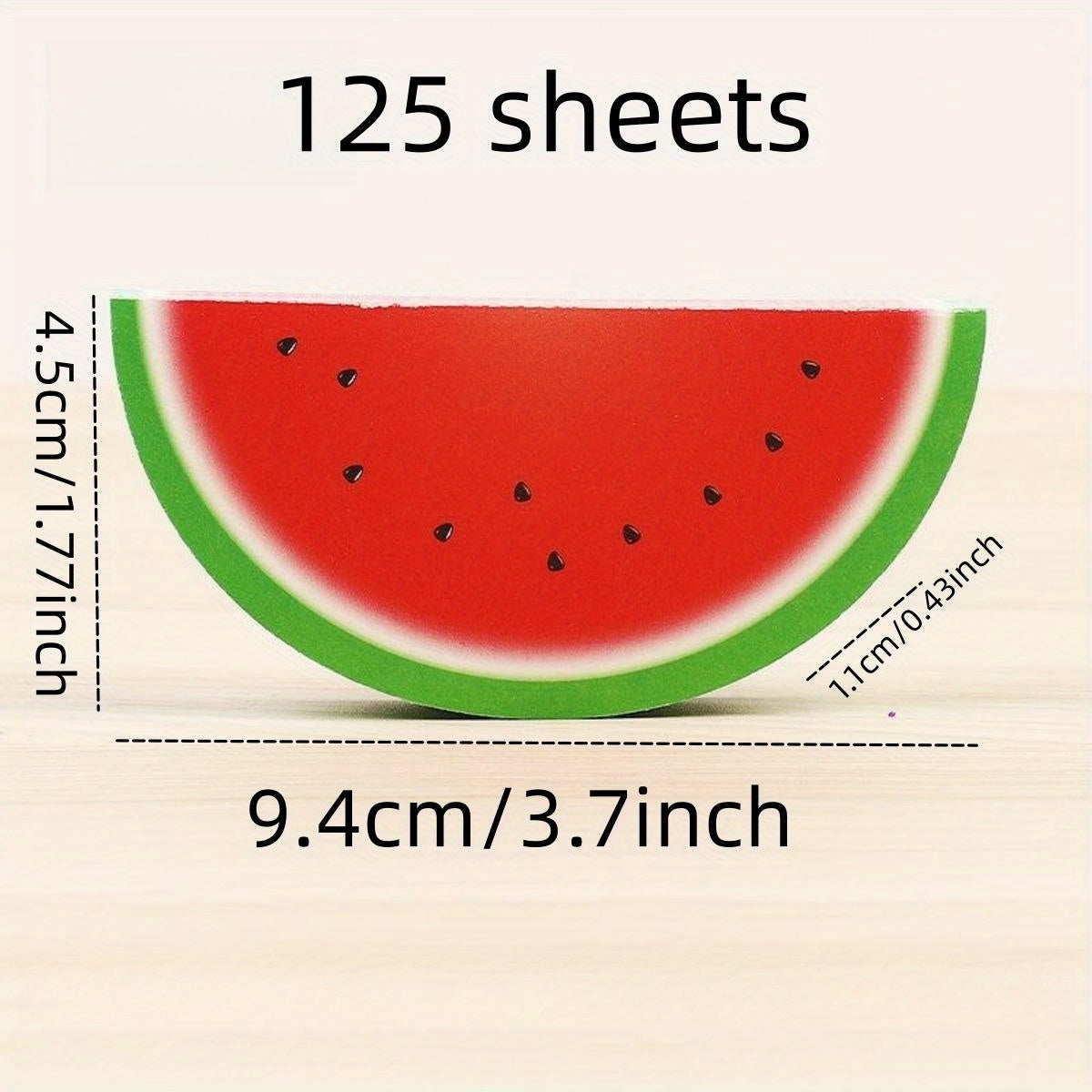 125-Sheet Creative Fruit Sticky Notes