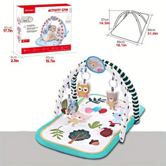 Cartoon Baby Gym Play Mat for Newborns & Toddlers