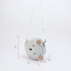 Kids Bear Shape Crossbody Bag Mini Coin Purse