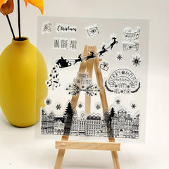 1pc Christmas Deer DIY Painting Tool Silicone Stamp