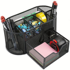 Pen Holder Storage Box with Drawer 22 X 11 X 10 5 Cm