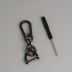 Metal Keychain Holder For Belt Heavy Duty Key Fob Carabiner D ring Clips