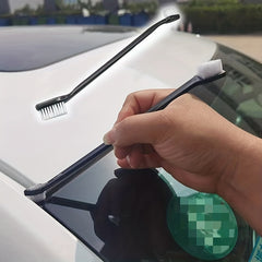 Double Headed Detail Brush for Easy Car Cleaning