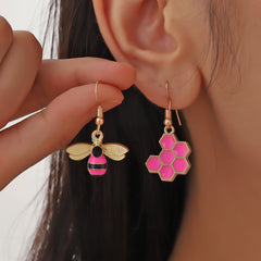 Mismatched Drop Earrings For Women Girls