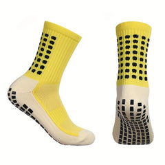Men's Anti-slip Thick Sports Socks for Football Basketball Running