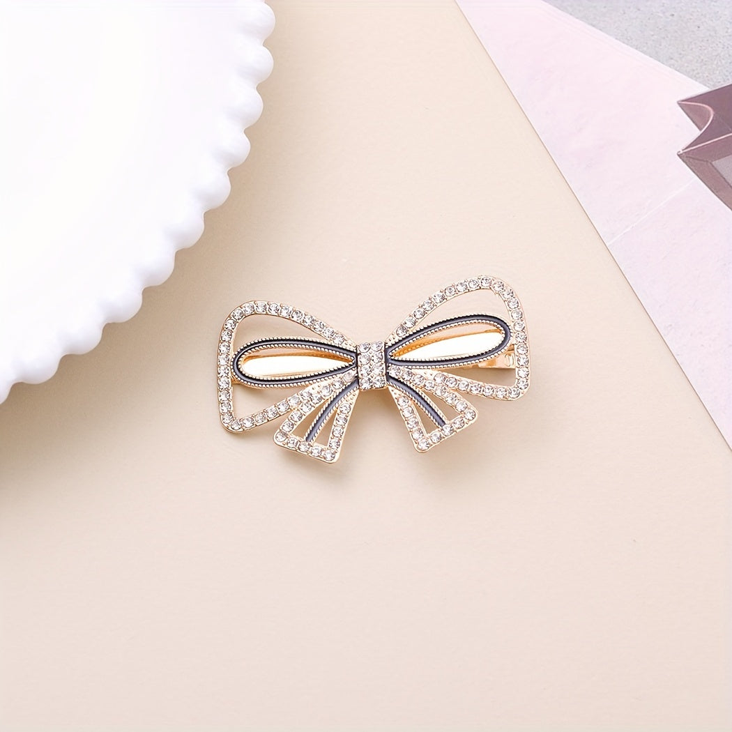 Rhinestone Duck Billed Hair Clip Glitter Hair Clip For Women Girls Hair Clip