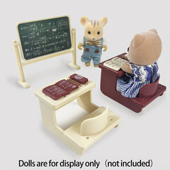 Classroom Dollhouse Accessories Role Playing DIY Gift