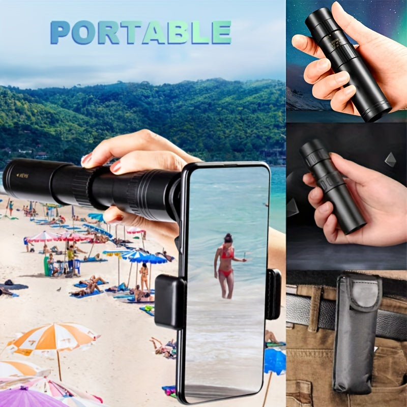 10x300 HD Monocular Telescope for Outdoor Concerts Camping