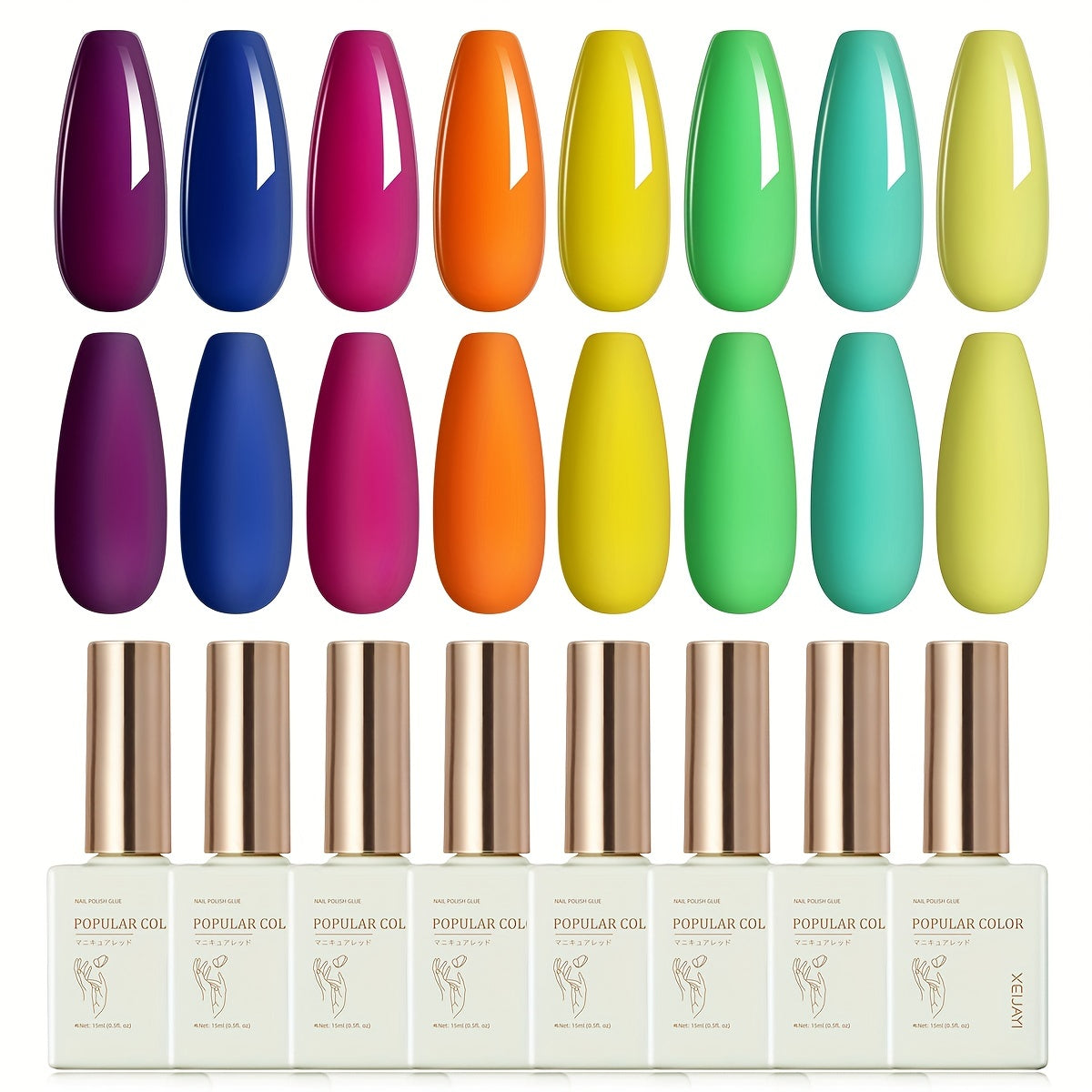 Candy Gel Nail Polish Bright Gel Polish Long Lasting Gel Varnish