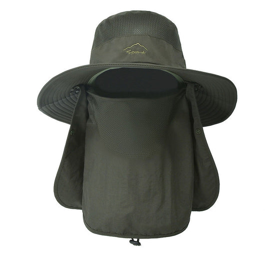 Breathable Quick Drying Fishing Bucket Hat with Waterproof Face Cap