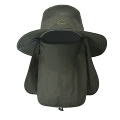 Breathable Quick Drying Fishing Bucket Hat with Waterproof Face Cap