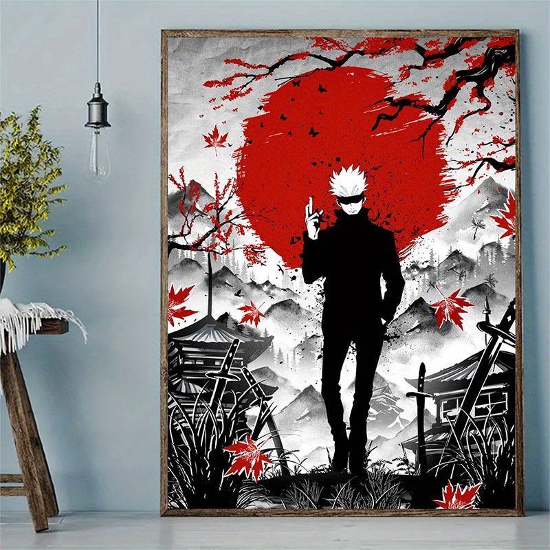 Japanese Anime Cartoon Character Painting On Canvas Wall Art